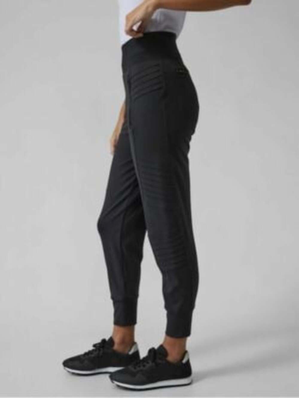 Athleta Venice Moto Jogger Pants Black Plus Size 2X